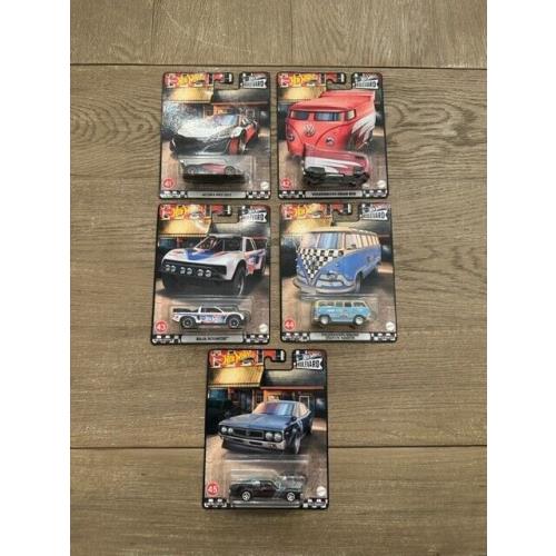 Hot Wheels Premium Boulevard Set OF Five 41-45 IN Hand Ships Next Day