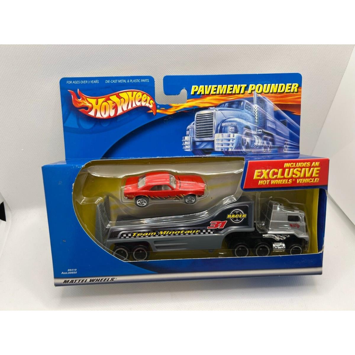 Hot Wheels Pavement Pounders Chevy Camaro Red