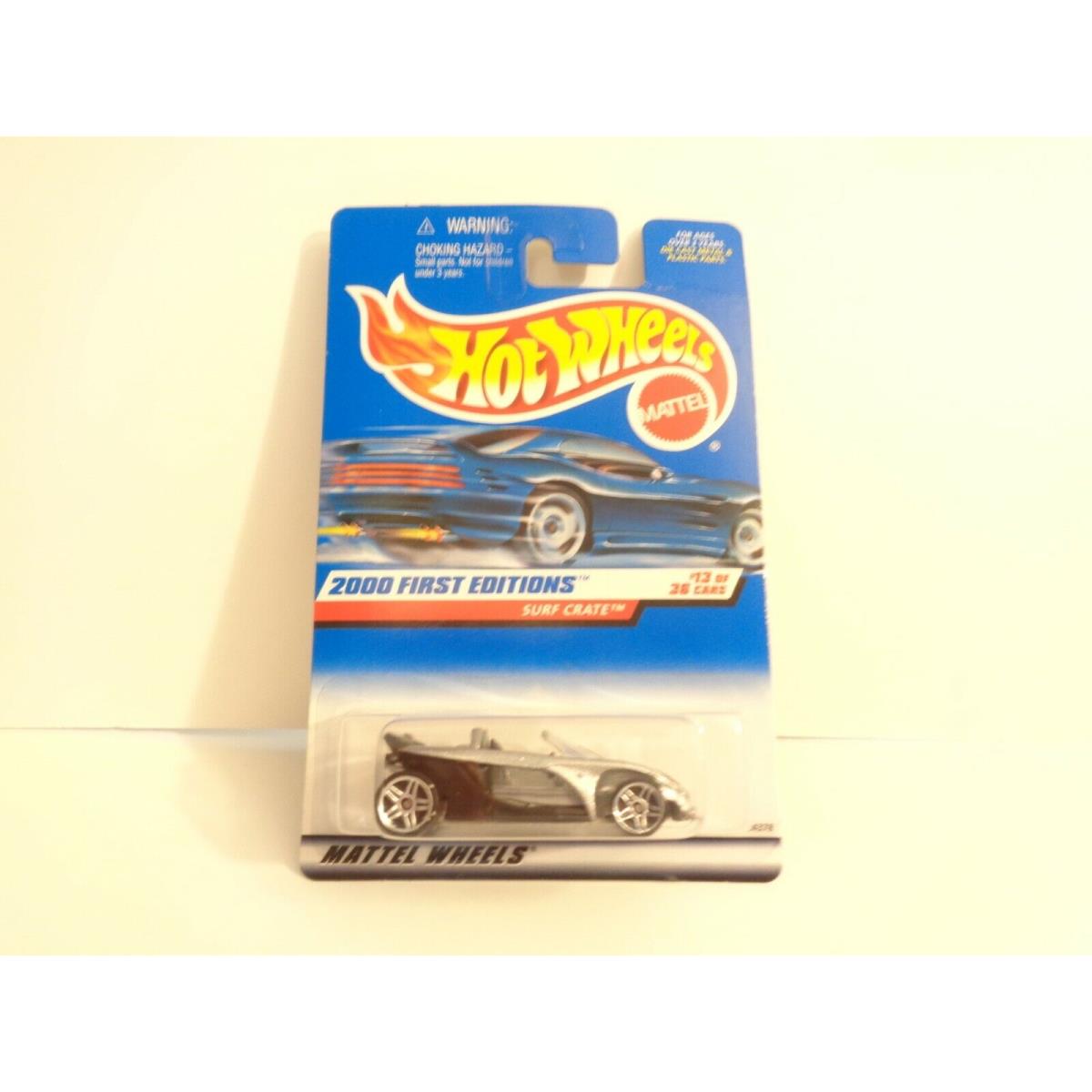 Hot Wheels 2000 First Editions Surf Crate Monmc Scale 1:64 Error Wrong Car