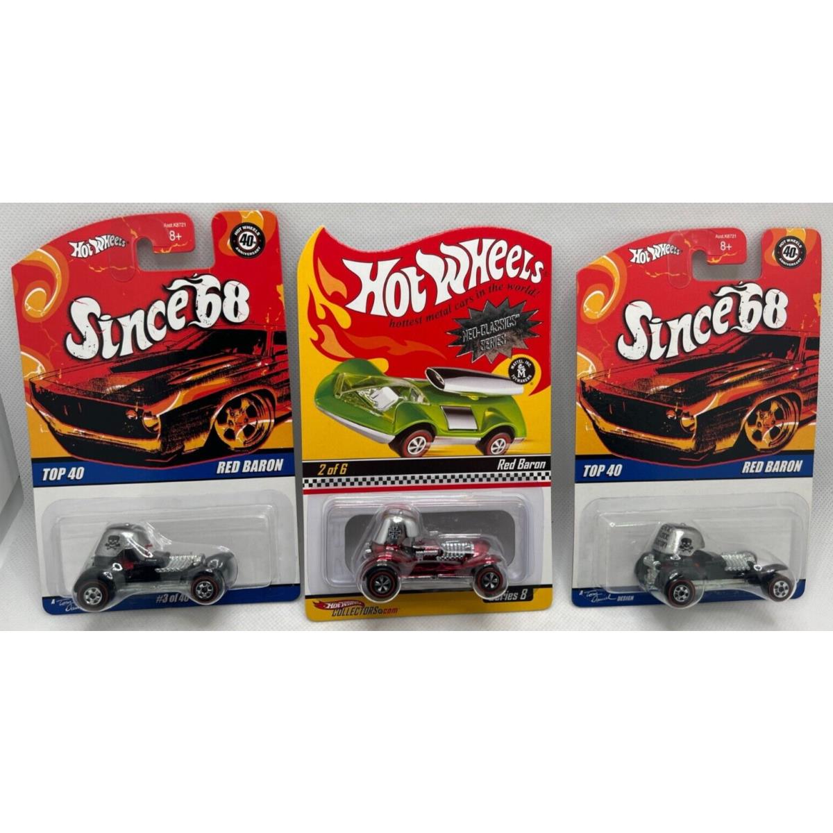 Hot Wheels Since `68 Red Baron and Neo Classic Series 1702/7500
