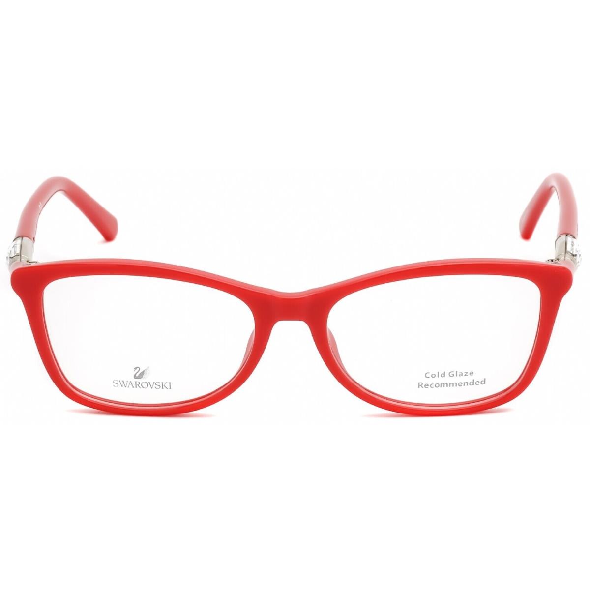 Swarovski SK 5336 066 Shiny Red Gold Eyeglasses Frames 53-16