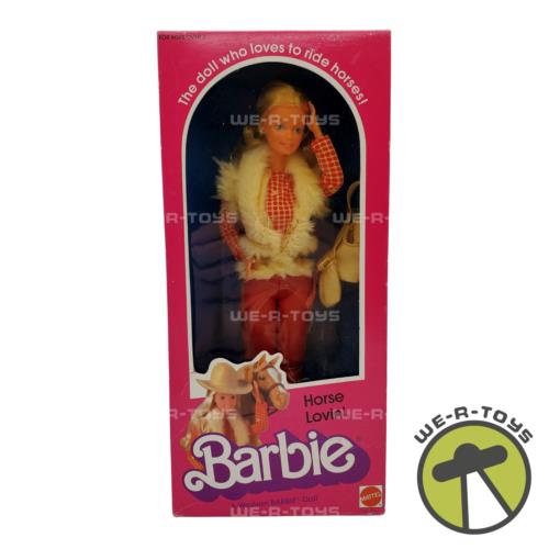 Horse Lovin` Barbie Doll Mattel 1982 1757