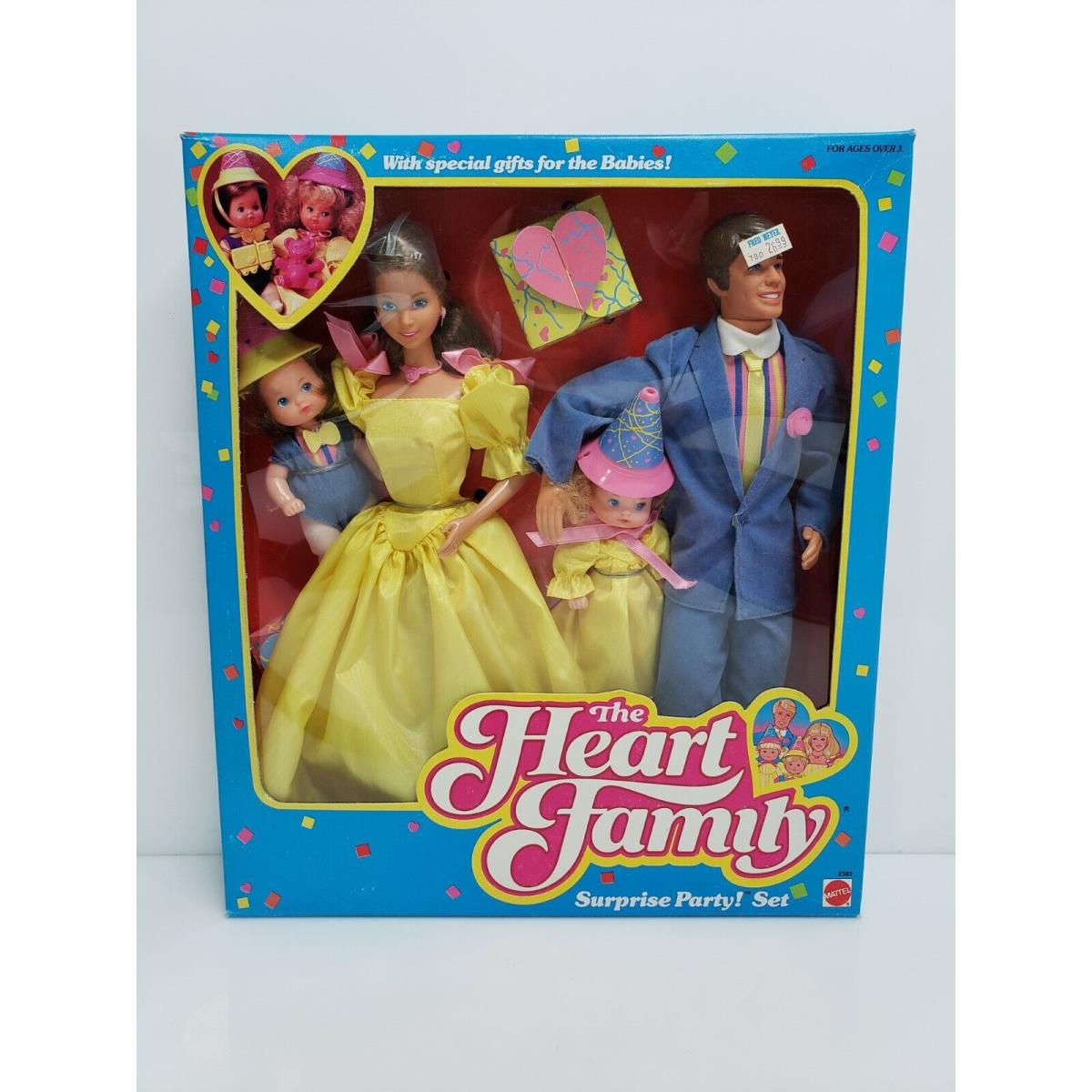 Vintage 1985 Mattel The Heart Family Surprise Party Set 2383