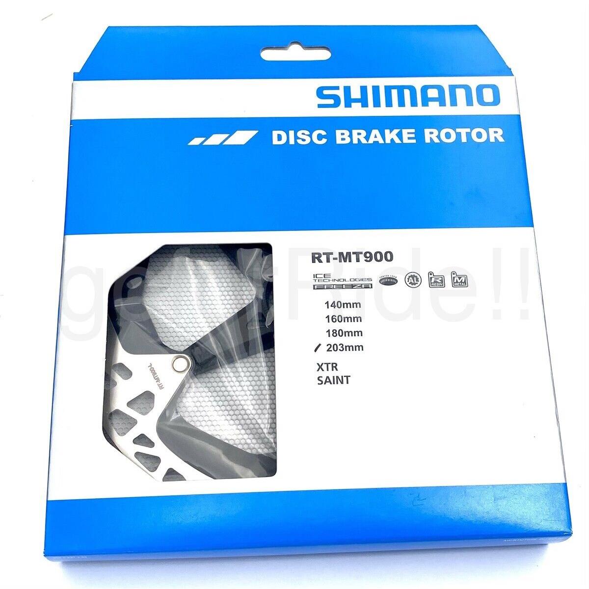 Shimano Xtr/saint Disc Brake Rotor RT-MT900 203mm Center Lock Ice Tech