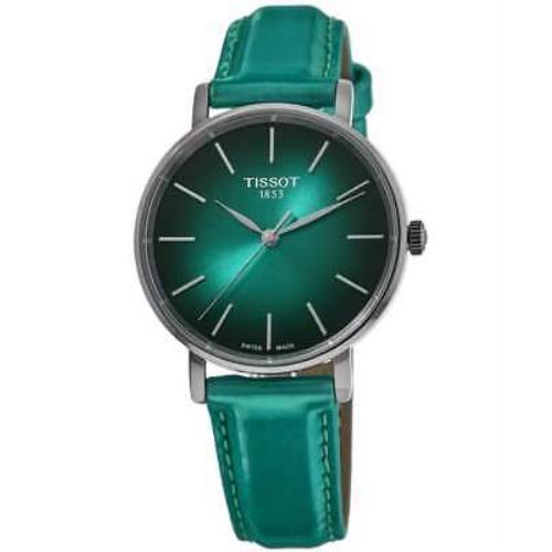 Tissot Everytime Lady Turquoise Dial Women`s Watch T143.210.17.091.00