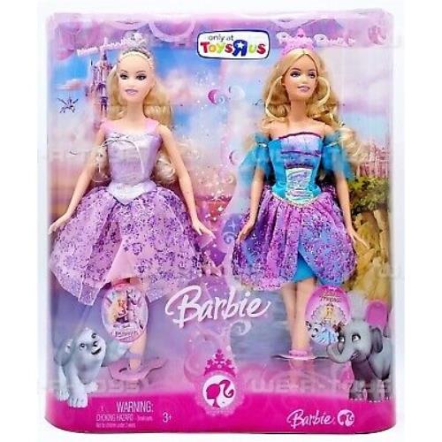 Princess Annika and Princess Rosella Barbie Doll Gift Set 2008 Mattel N2657 Nrfb