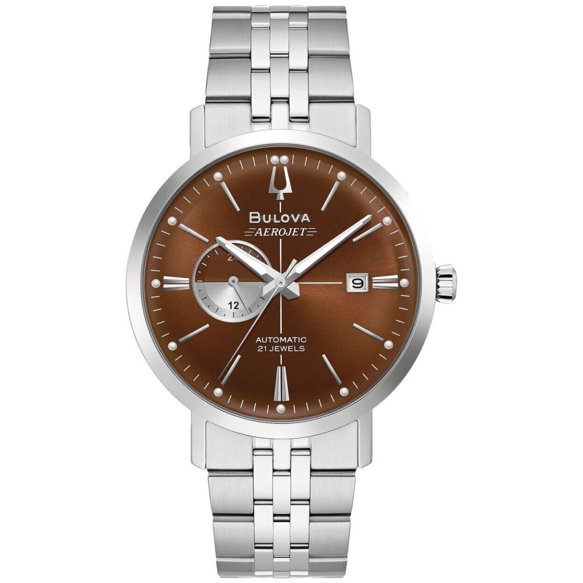 Bulova Mens Aerojet Brown Dial Watch - 96B375