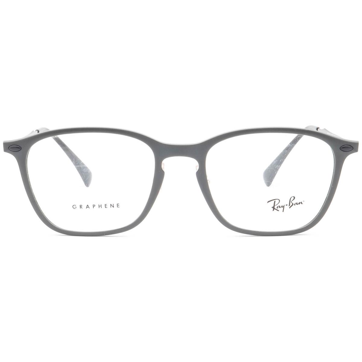 Ray-ban Eyeglasses RB 8955 5757 Graphene Grey/gunmetal Square Frame 53 19 145