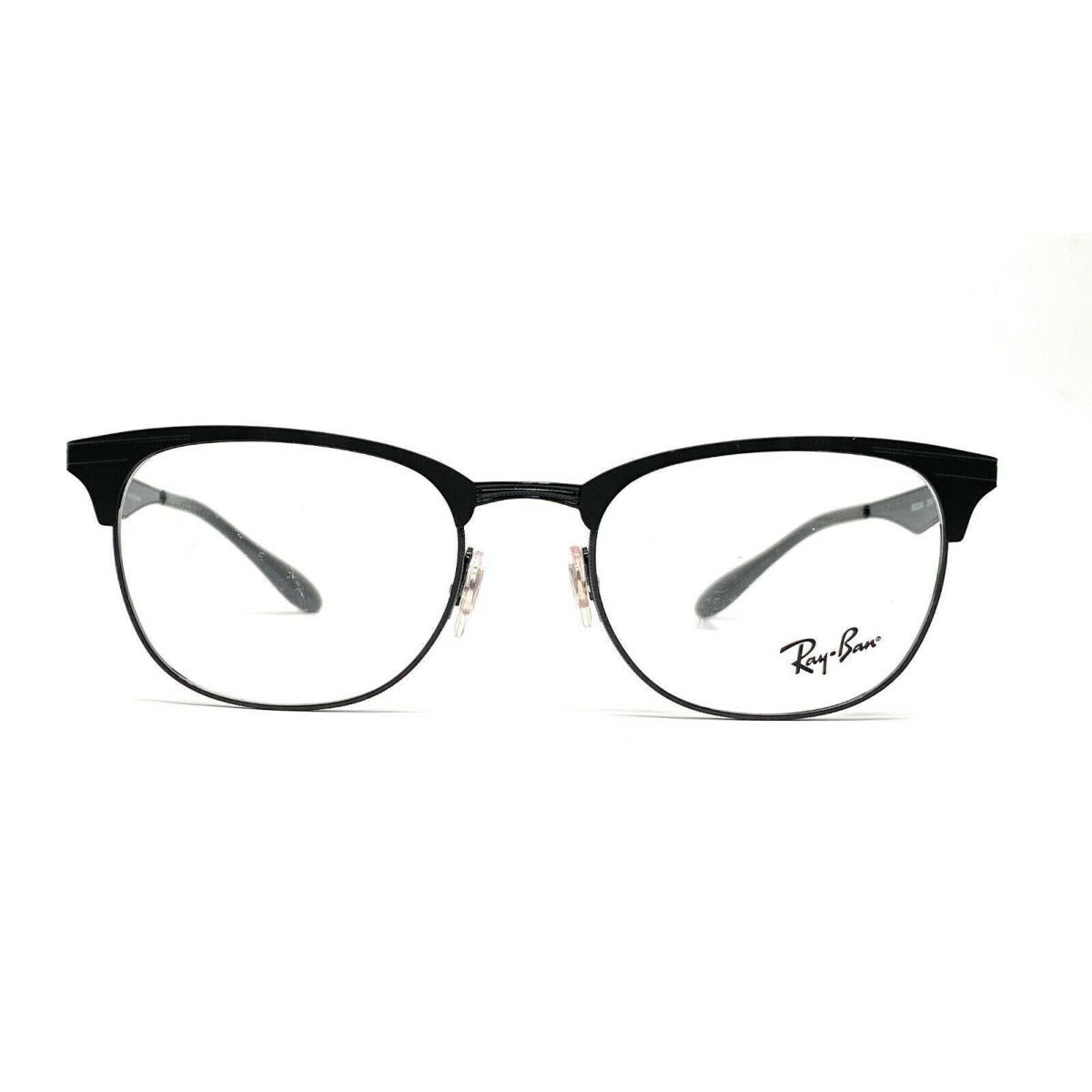 Ray Ban RX6346 2904 Black Demo Lens Unisex Eyeglasses 52 mm