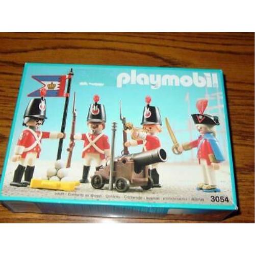 Vintage Playmobil : Pirates Series 3054 1990 - Harbour Guard Redcoat