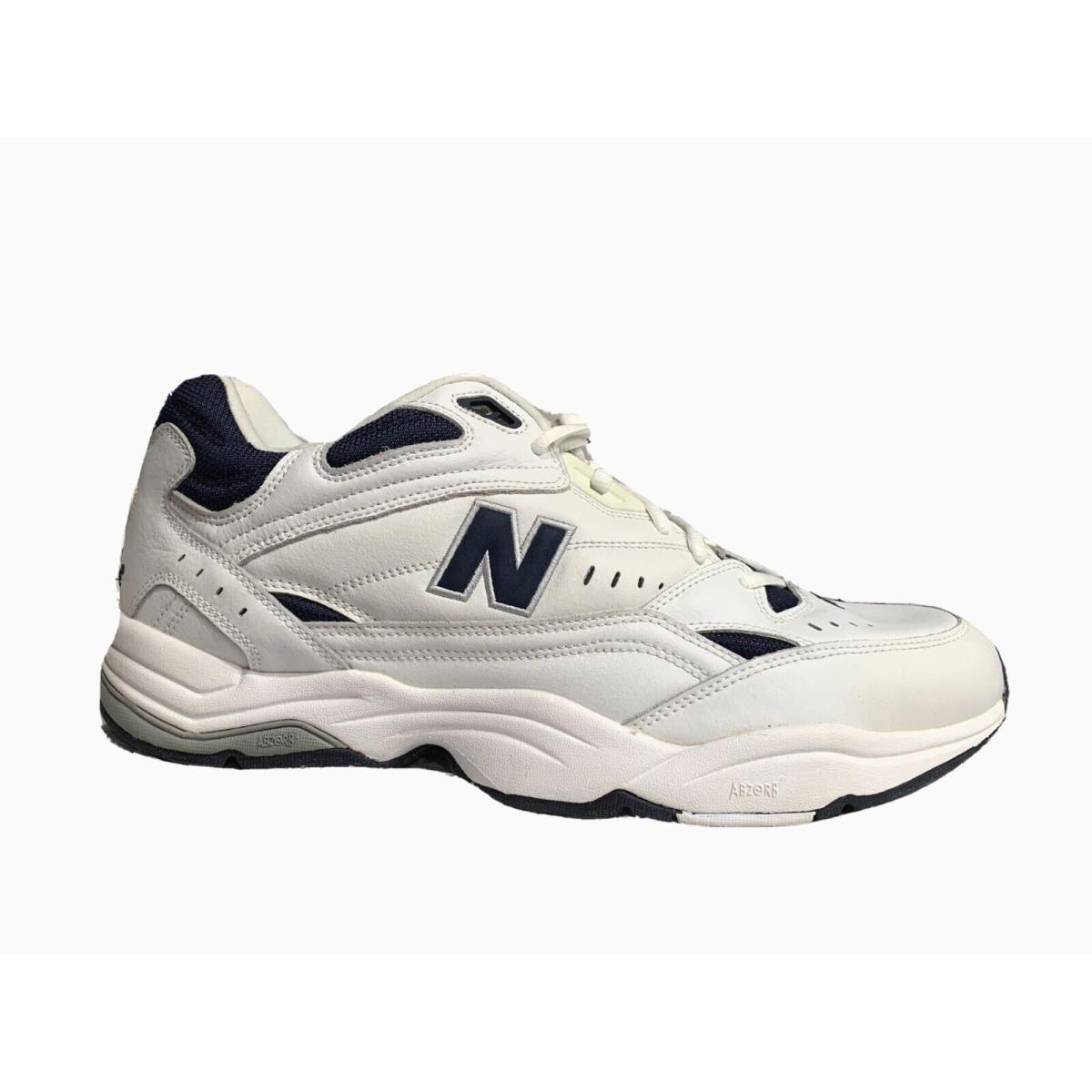 New Balance Mens MX609 WN Atletic Casual Shoes White/navy Big Size US 18M