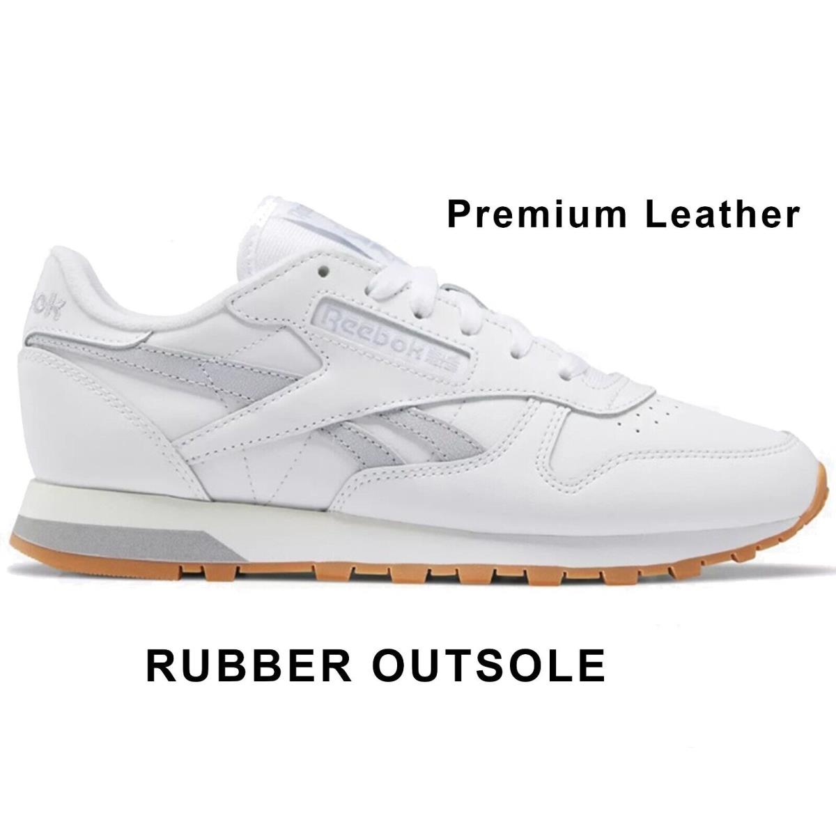 Reebok Women`s Classic Premium Leather Walking Training Shoes Breathable Lining