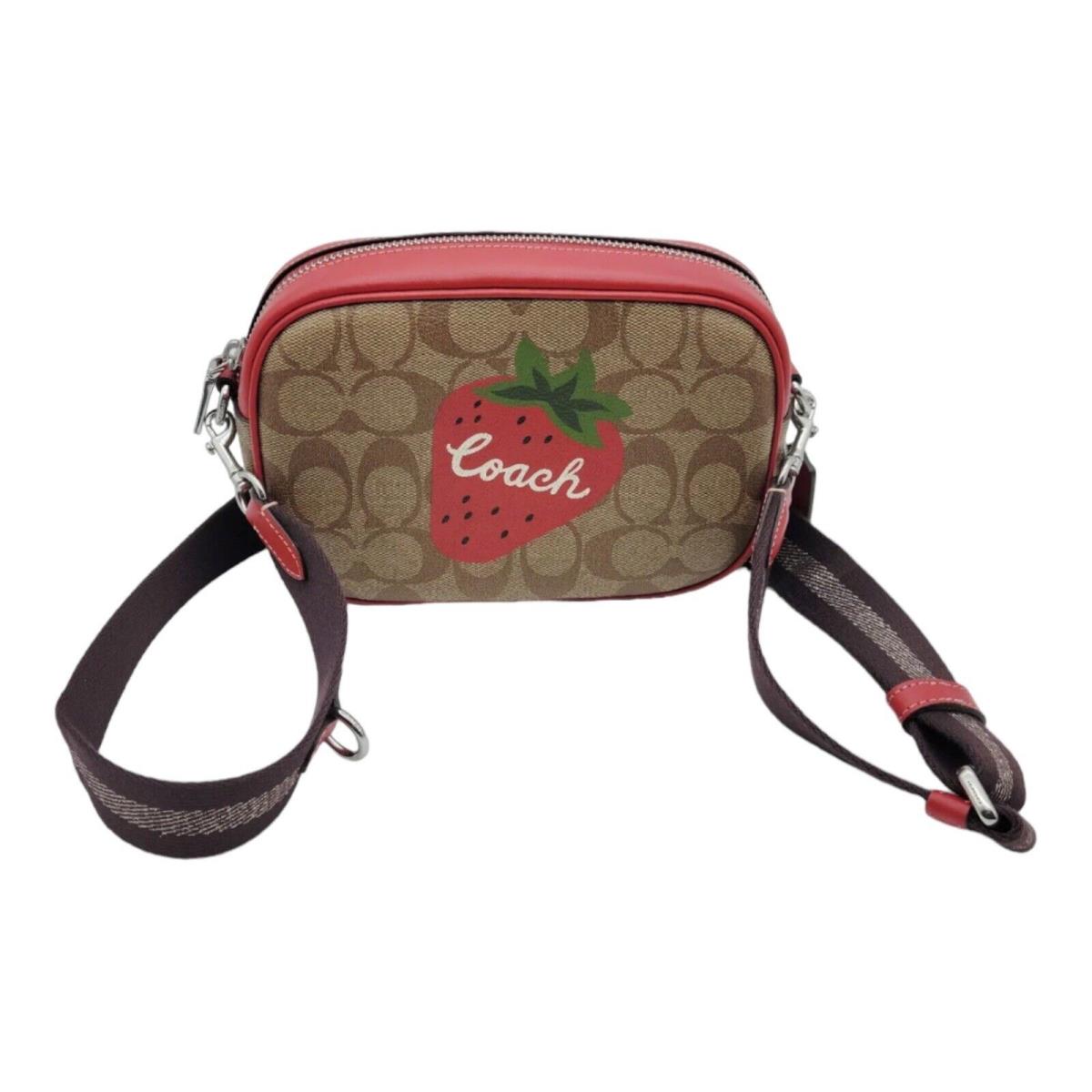 Coach Mini Jamie Camera Bag with Wild Strawberry