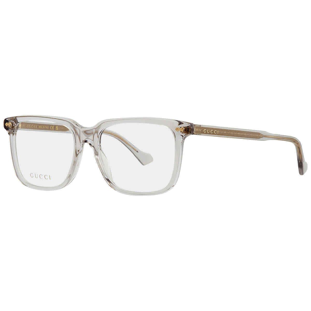 Gucci Demo Square Men`s Eyeglasses GG0737O 016 56 GG0737O 016 56