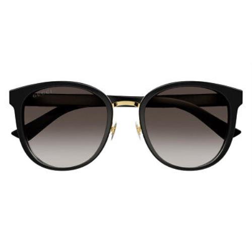 Gucci GG1190SK Sunglasses Black Gray Gradient Aviator 56mm