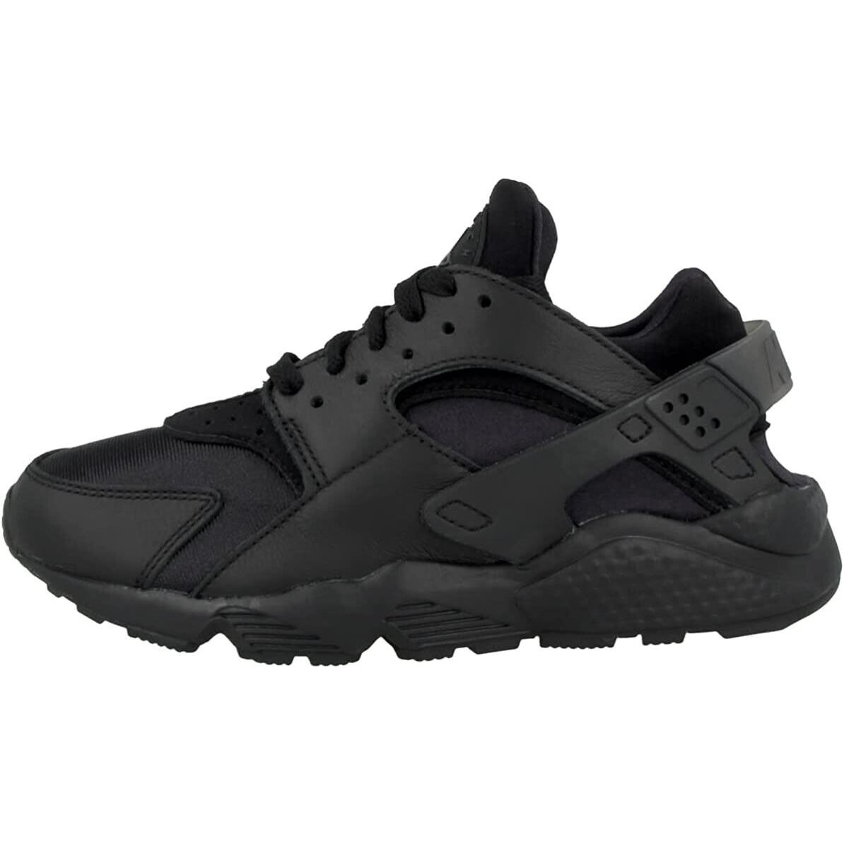 Nike Womens Air Huarache Running Shoes Box NO Lid DH4439 001 - BLACK/BLACK -ANTHRACITE