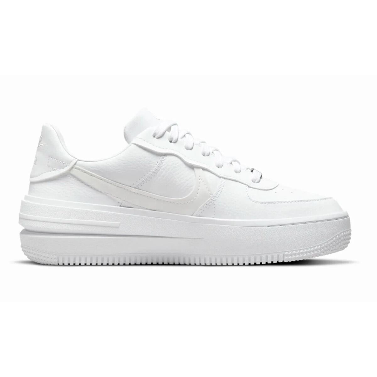 Nike Air Force 1 AF1 Platform Mens Size 9 Shoes DJ9946 100 White wm sz 10.5 - White