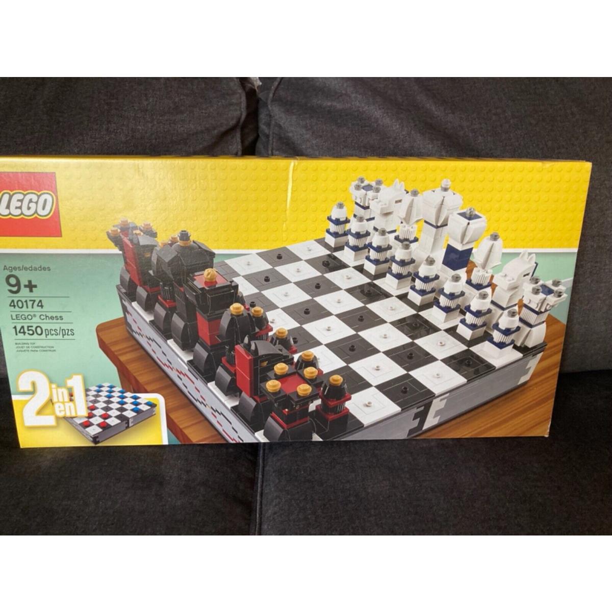 Lego 40174 Iconic Chess + Checkers Set Never Opened 1450 pc