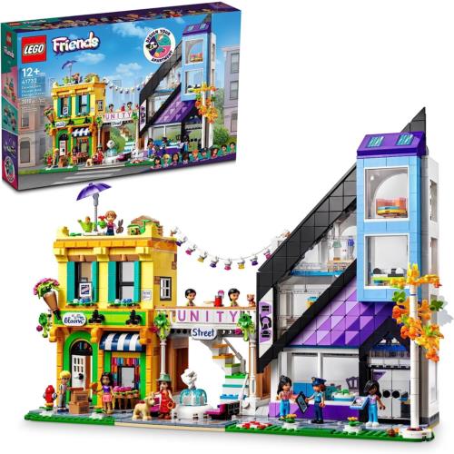 Lego Friends Downtown Flower and Design Stores 41732 Buildable Toy Set with
