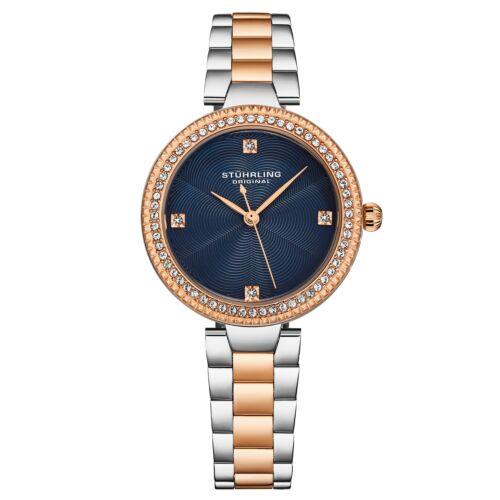Stuhrling 4043 4 Brilliance Two Tone Stainless Steel Womens Watch