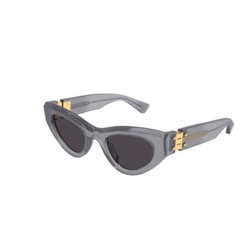 Bottega Veneta BV1142S 001 Grey/grey Cat Eye Women`s Sunglasses