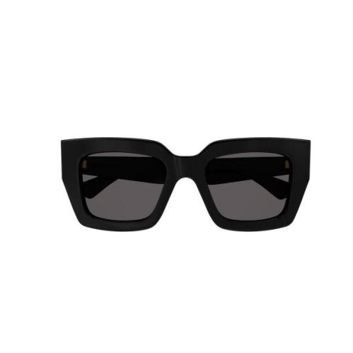 Bottega Veneta BV1212S 001 Black/grey Square Women`s Sunglasses
