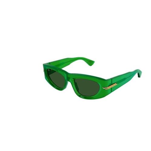 Bottega Veneta BV1144S 004 Green/green Cat Eye Women`s Sunglasses