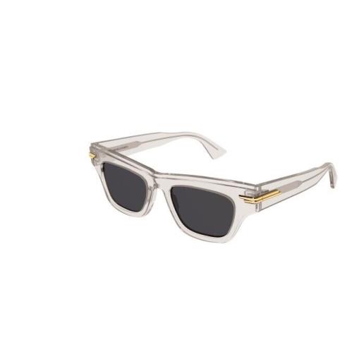 Bottega Veneta BV1122S 003 Beige/grey Cat Eye Women`s Sunglasses