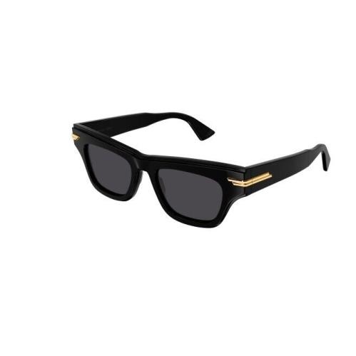 Bottega Veneta BV1122S 001 Black/grey Cat Eye Women`s Sunglasses