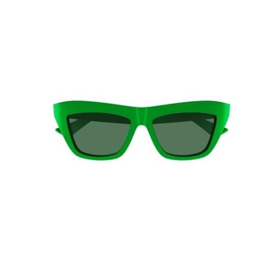 Bottega Veneta BV1121S 005 Green/green Cat Eye Unisex Sunglasses