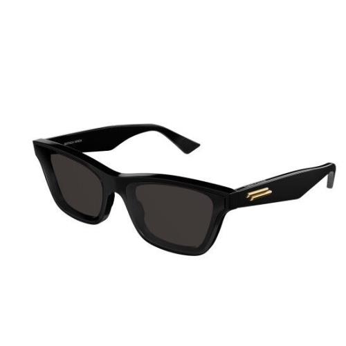 Bottega Veneta BV1119S 001 Black/grey Cat Eye Unisex Sunglasses