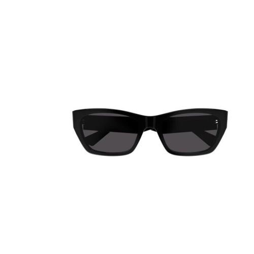 Bottega Veneta BV1143S 001 Black/grey Rectangular Unisex Sunglasses