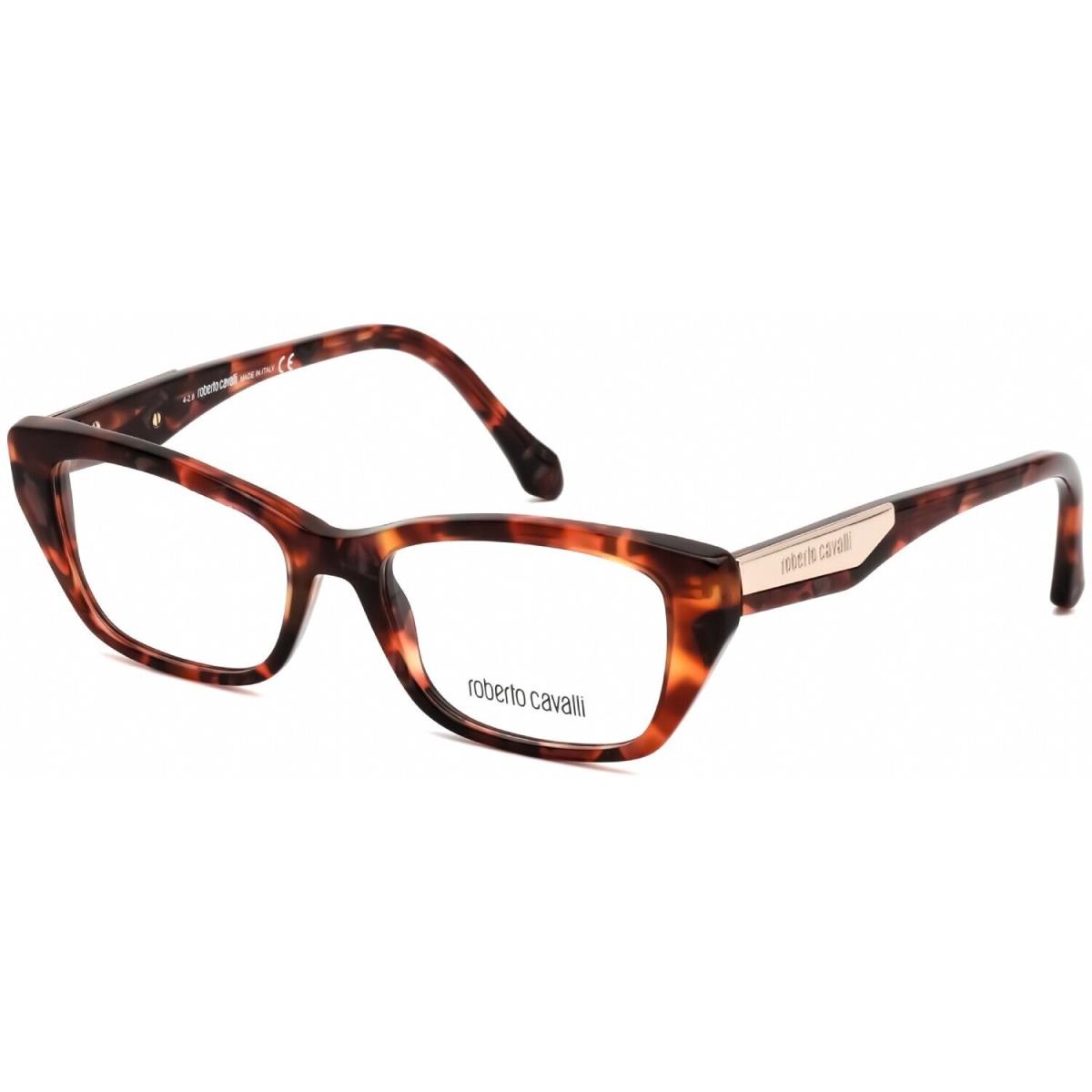 Roberto Cavalli Orcia RC5082 054 Cat Eye Havana Eyeglasses