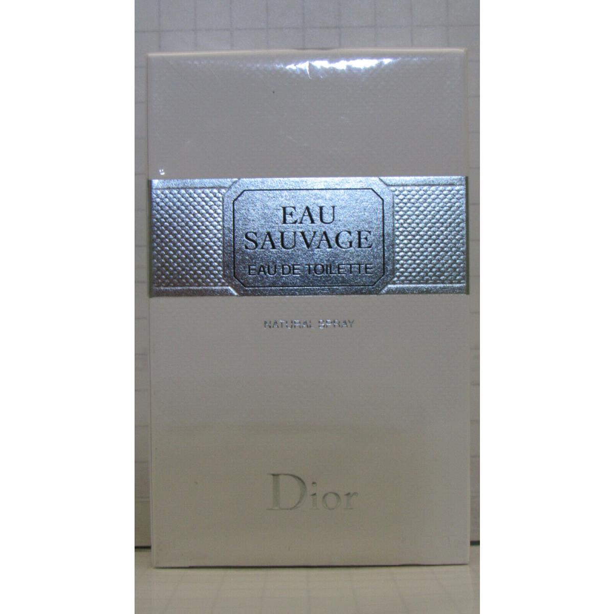 Christian Dior Eau Sauvage Men`s Eau De Toilette Fragrance-3.4Oz. Shipping