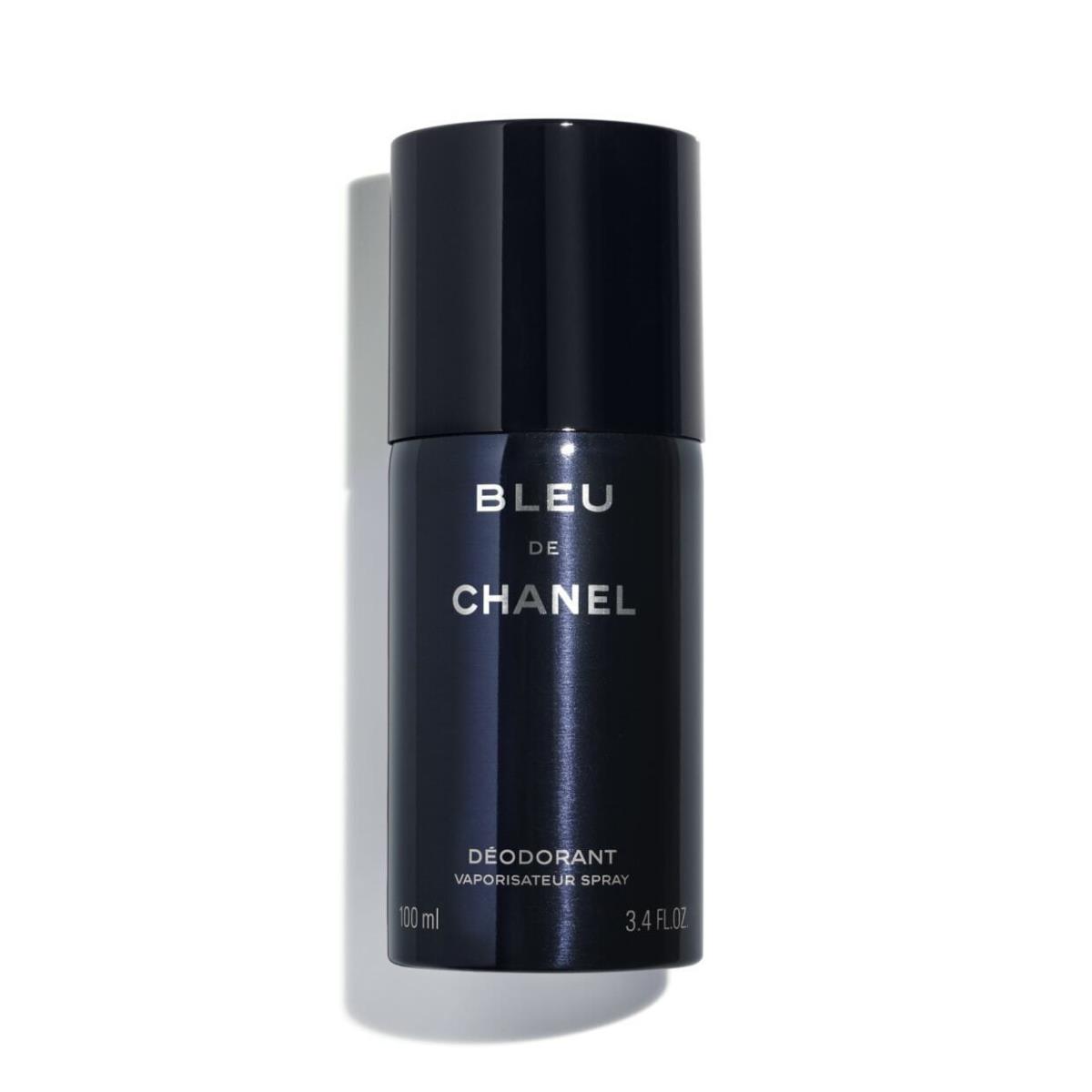 Bleu Chanel Men Deodorant Body Spray+ Fragrance Sample Gift+pouch Bag Christmas
