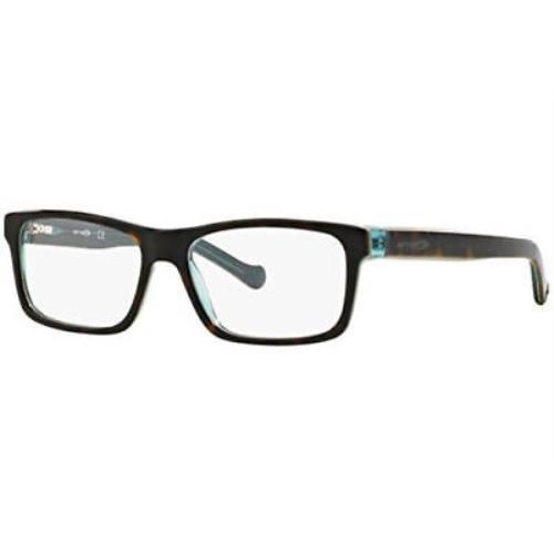 Arnette Scale AN7085-1103A Designer Eyeglasses Frame in Havana Aqua Green 49 mm