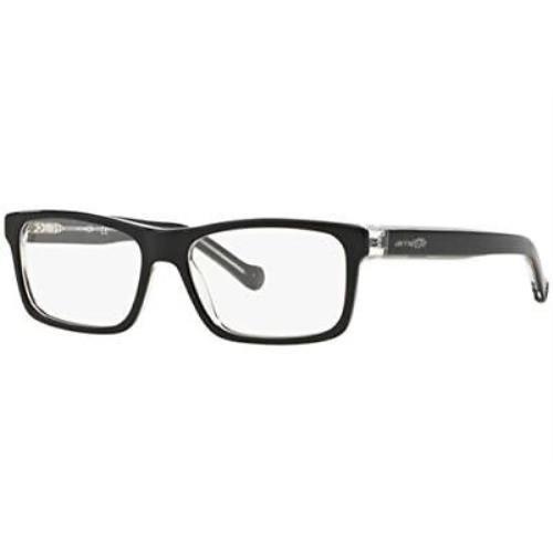Arnette Scale AN7085 - 1019 Eyeglasses Black Translucent Frame 49mm w/ Clear De