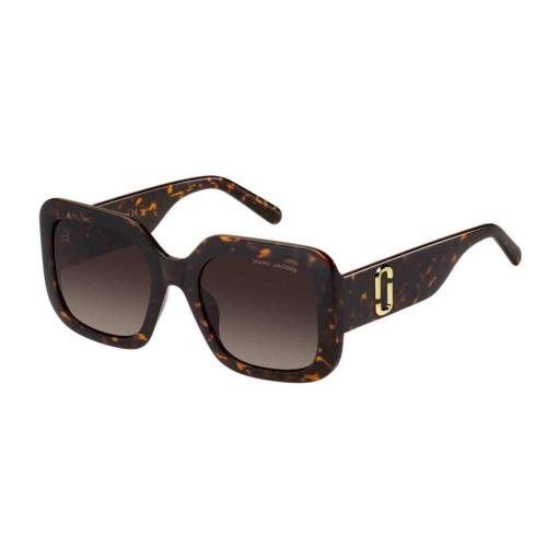 Marc Jacobs MARC-647/S 0086/HA Havana/brown Gradient Square Sunglasses