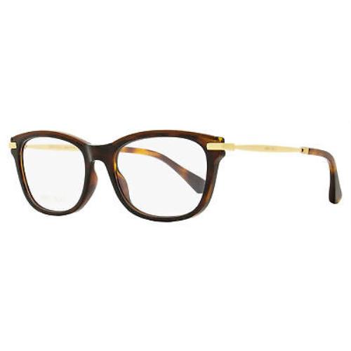 Jimmy Choo Rectangular Eyeglasses JC248 Ocy Havana/gold 53mm