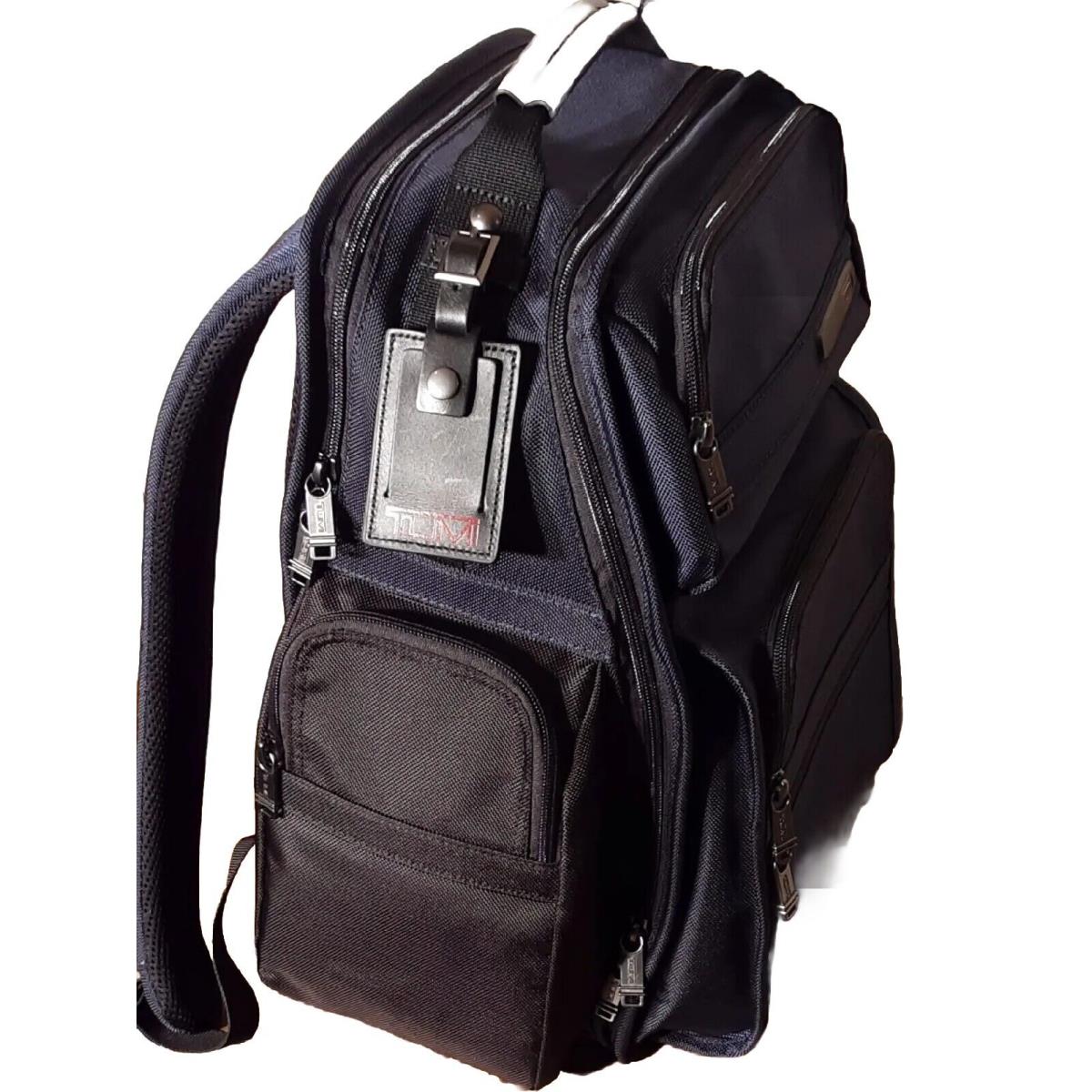 Tumi Brief Pack Backpack Laptop in Navy/black