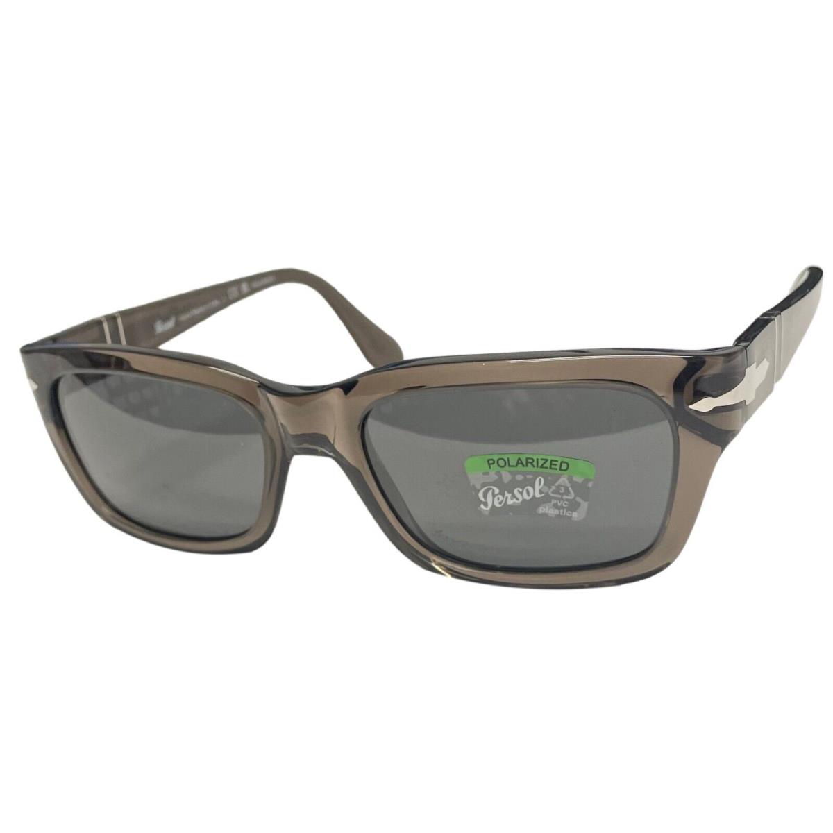 Persol PO3301S 1103/48 Opal Smoke / Grey Polarized Sunglasses 54mm 19mm 145mm