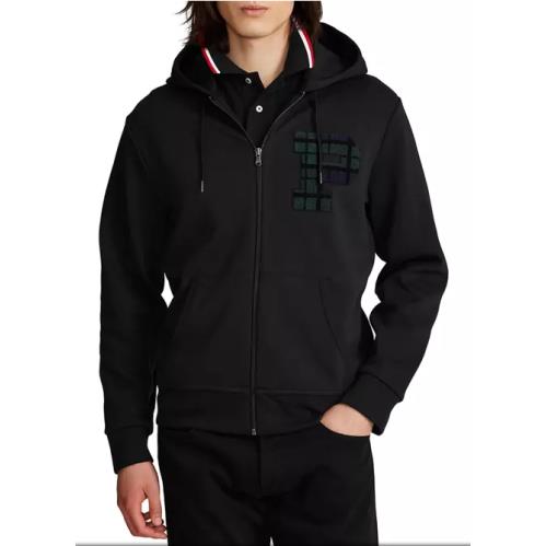 Polo Ralph Lauren Black Watch Patch Full-zip Hoodie Black 4XB