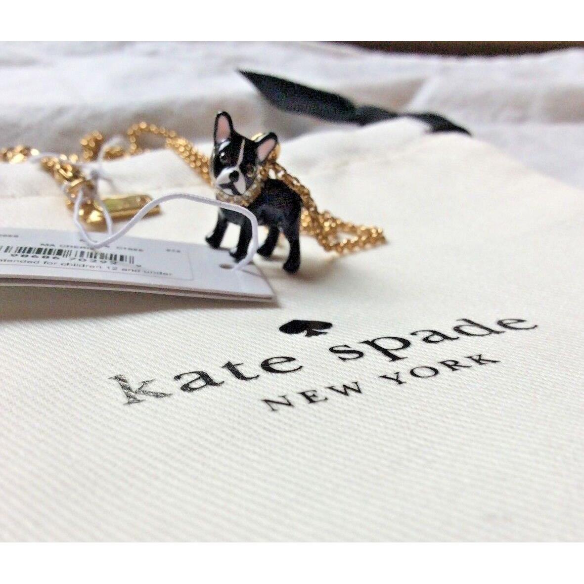 Kate spade hot sale dog necklace