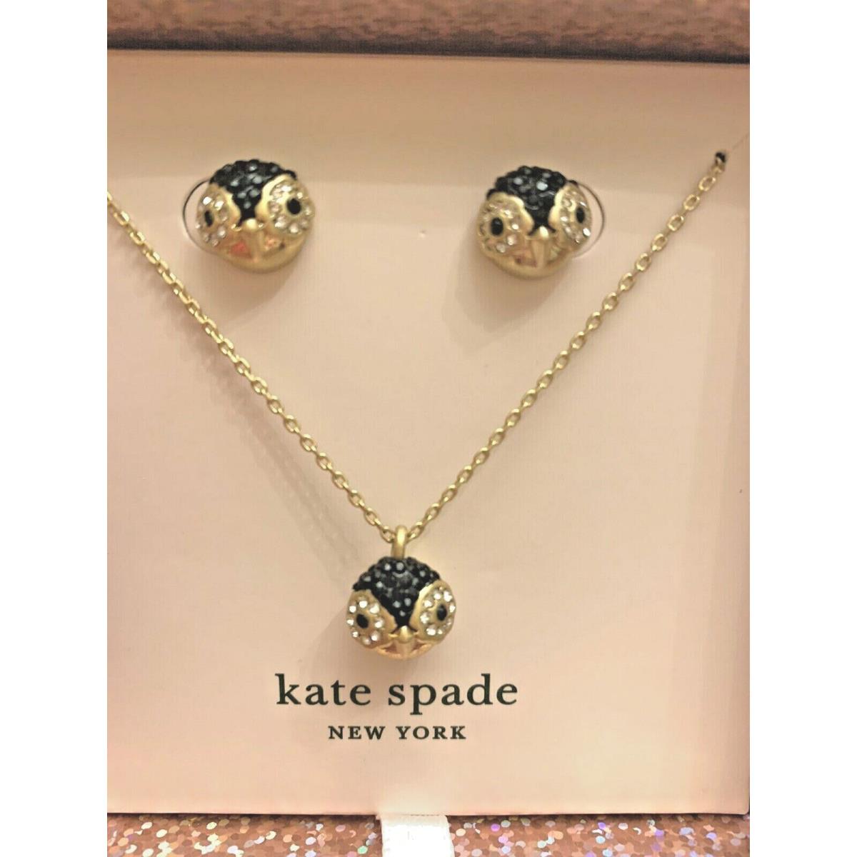 Disney Kate Spade Earrings + Necklace Holiday Gift Penguin Stud Party Gift