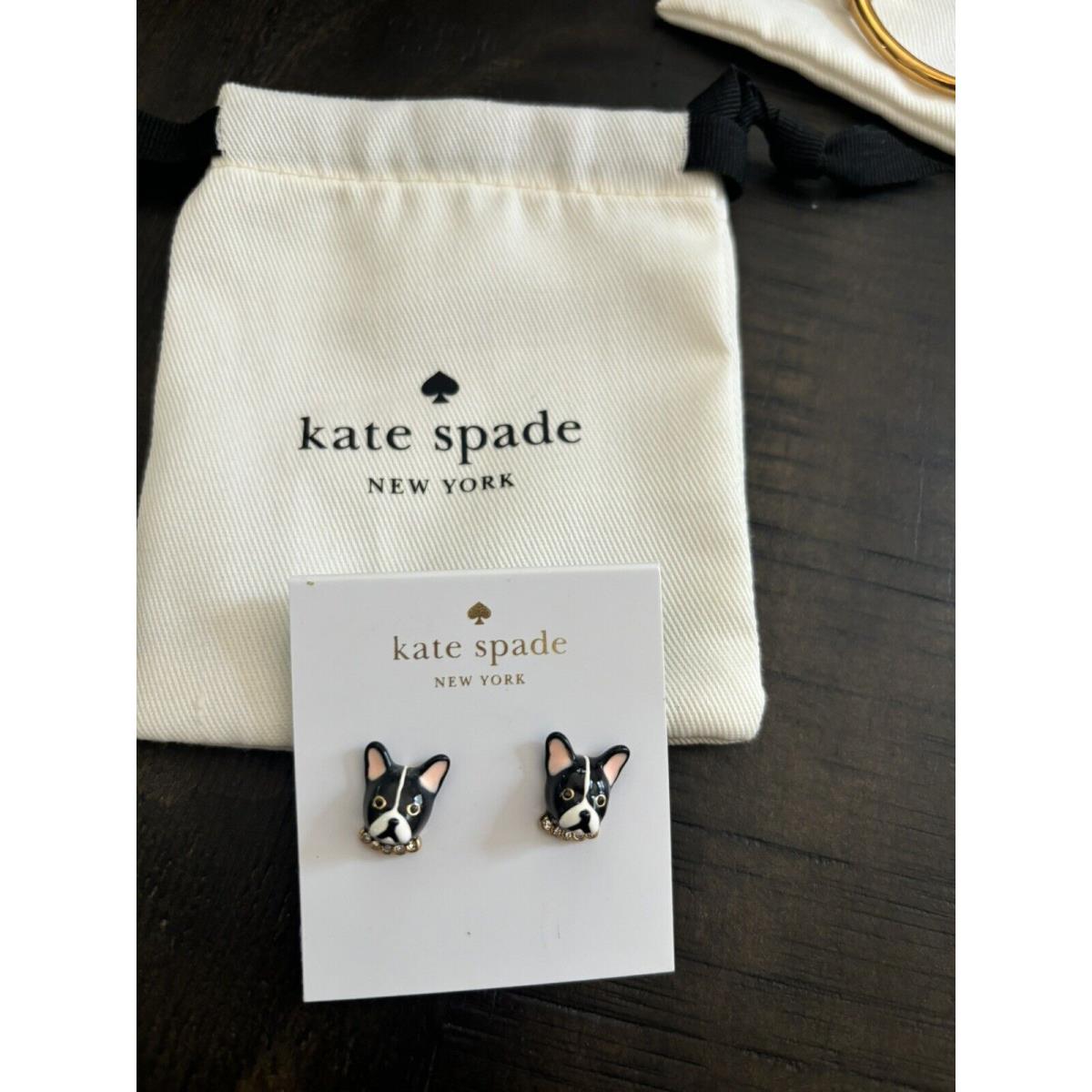 Kate Spade Earring Disney Dog Stud Terrier Gold Holiday Gift Birthday Mom Teen