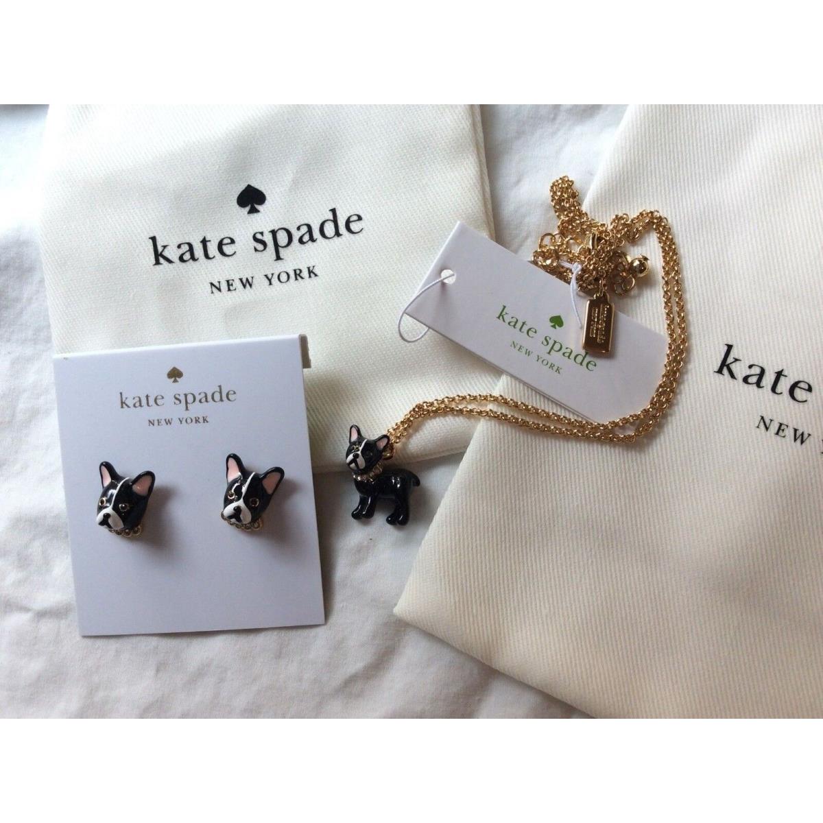 Kate spade boston deals terrier earrings