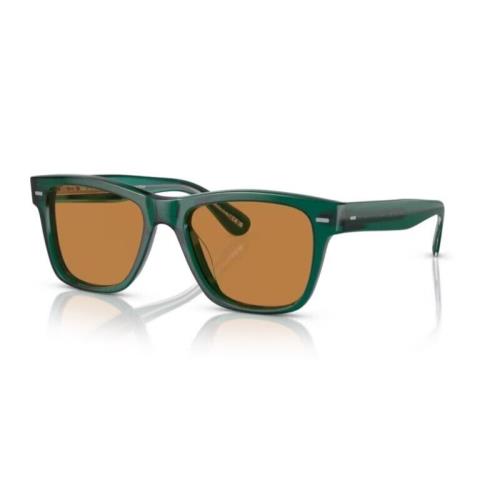 Oliver Peoples 0OV5393SU 176353 Translucent Teal/cognac 51mm Men`s Sunglasses - Frame: Translucent dark teal, Lens: Cognac