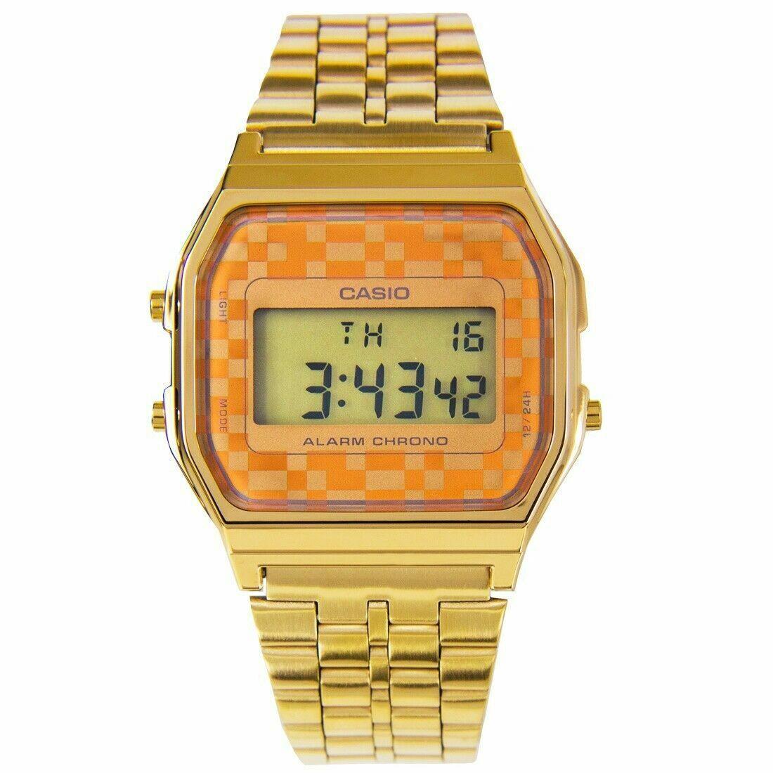 Casio Men`s A159WGEA-9A Gold Stainless-steel Quartz Fashion Watch