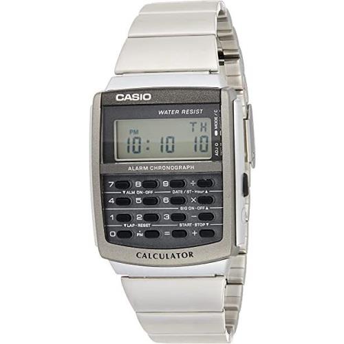 Casio CA506-1A Stainless Steel Unisex Calculator Watch