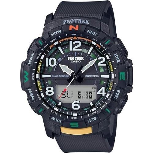 Casio Protek PRT-B50-1DR Men`s Watch Quad Sensor Resin Digital Compass